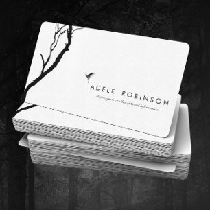 ©Vogel fliegt zu einem Baum / Zen Holistic Wellnes Visitenkarte