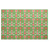 Vögel Folk Hübsche Blumenmuster Stoff (Fat Quarter (45,7 x 55,9 cm))