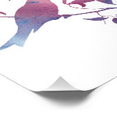 Vögel Fotodruck (Ecke)