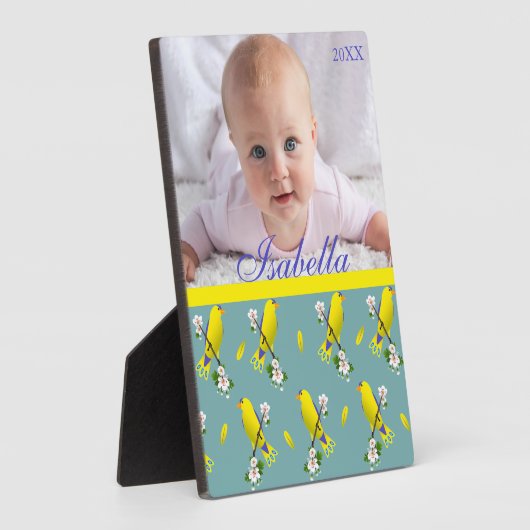 Vögel Fotoplatte (Seite)