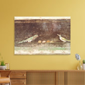 Vögel fressen Nüsse Leinwanddruck (Insitu (Wohnzimmer))