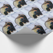 Vogel für den Frühling Gewartet Geschenkpapier (Ecke)