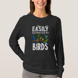 Vogel für Männer Frauen Ornithologie Vogelbeobacht T-Shirt