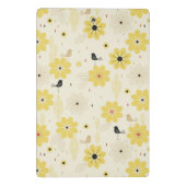 Vogel-Garten Mini Klemmbrett (Rückseite)