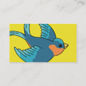 Vogel - Geschäft Visitenkarte (Rückseite)