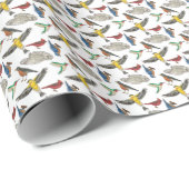 Vögel! Geschenkpapier (Rolleneckpunkt)