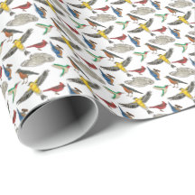 Vögel! Geschenkpapier