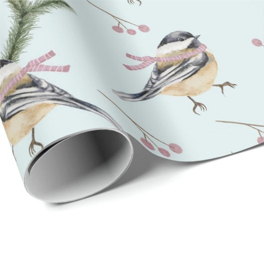 Vögel Geschenkpapier (Rolleneckpunkt)