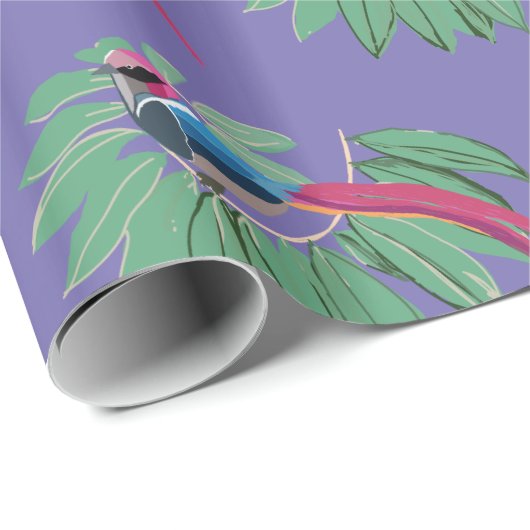 Vögel Geschenkpapier (Rolleneckpunkt)