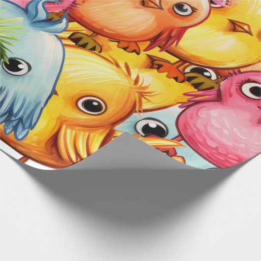 Vögel Geschenkpapier (Ecke)