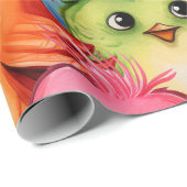 Vögel Geschenkpapier (Rolleneckpunkt)