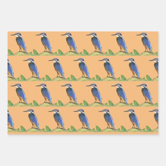 Vögel Geschenkpapier Set (Vorderseite 3)