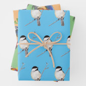Vögel Geschenkpapier Set (Beispiel)