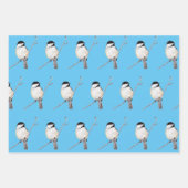 Vögel Geschenkpapier Set (Vorderseite)