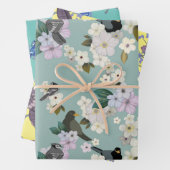 Vögel Geschenkpapier Set (Beispiel)