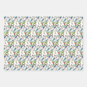 Vögel Geschenkpapier Set (Vorderseite)