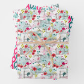 Vögel Geschenkpapier Set (Beispiel)