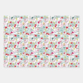 Vögel Geschenkpapier Set (Vorderseite)