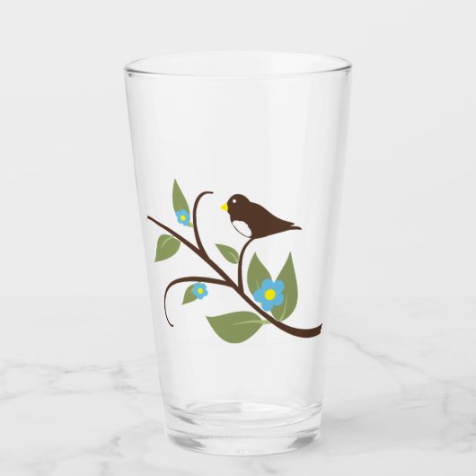 Vogel Glas (Vorderseite)