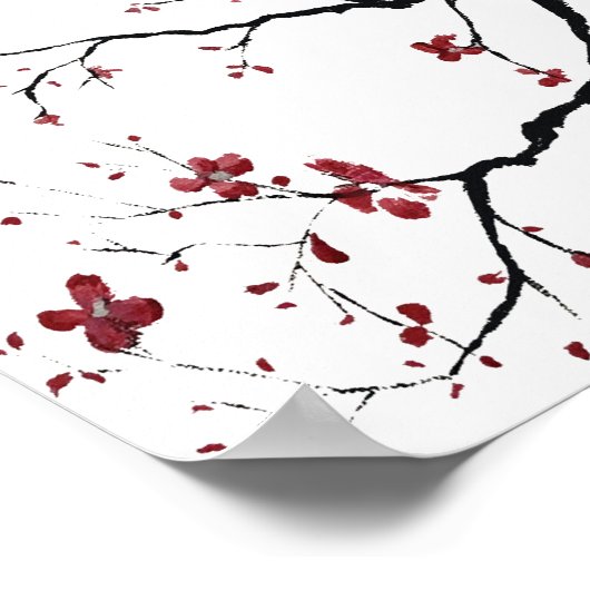 Vögel glücklicher Gesang Poster (Ecke)