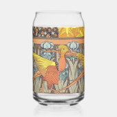 Vögel, Goldene Fasanen & Hochzeitsstil Dosenglas (Rechts)