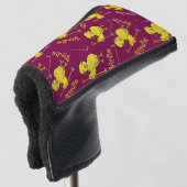 Vogel Golfer Mädchen Golf Headcover (3/4 Vorderseite)