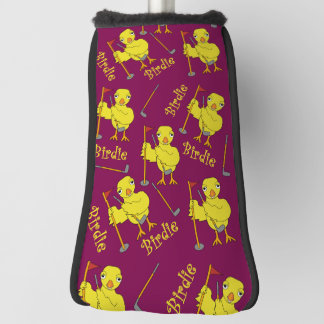 Vogel Golfer Mädchen Golf Headcover