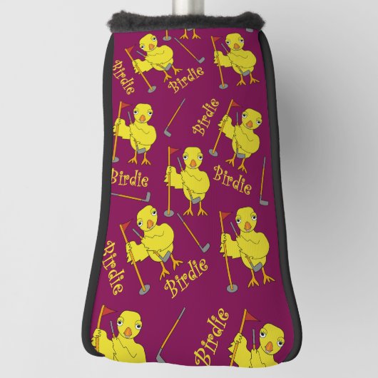 Vogel Golfer Mädchen Golf Headcover (Rotieren 90)