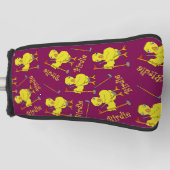 Vogel Golfer Mädchen Golf Headcover (Vorderseite)
