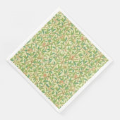 Vogel & Granatapfel Serviette (Ecke)