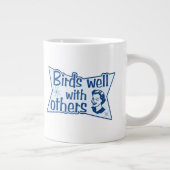 Vögel gut mit anderen Jumbo-Tasse (Rechts)