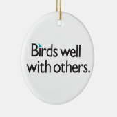 Vögel gut mit anderen keramik ornament (Rechts)