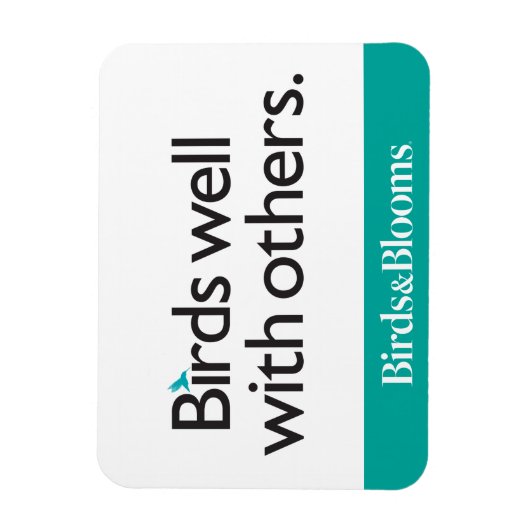 Vögel gut mit anderen magnet (Vertikal)