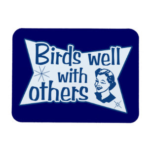 Vögel gut mit anderen magnet