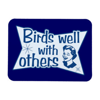Vögel gut mit anderen magnet
