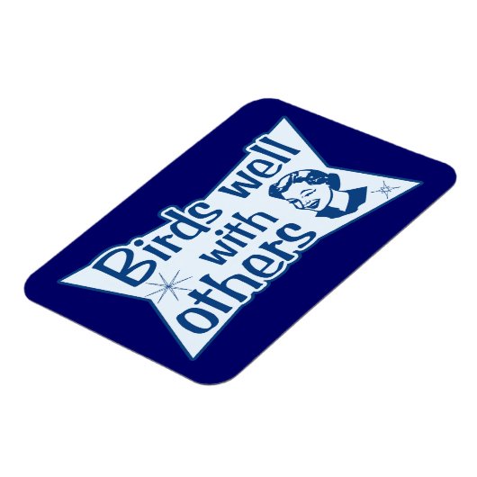 Vögel gut mit anderen magnet (Linke Seite)