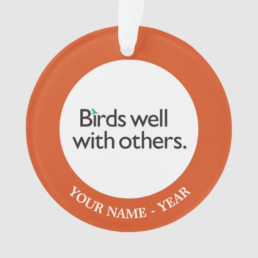 Vögel gut mit anderen ornament (Vorderseite)