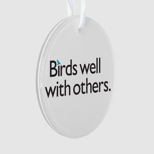 Vögel gut mit anderen ornament (Vorderseite)