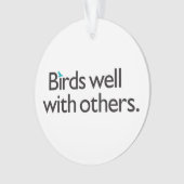Vögel gut mit anderen ornament (Vorderseite)
