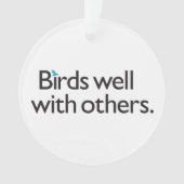 Vögel gut mit anderen ornament (Vorderseite)