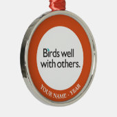 Vögel gut mit anderen ornament aus metall (Rechts)
