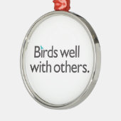 Vögel gut mit anderen ornament aus metall (Links)