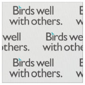 Vögel gut mit anderen stoff (Nahaufnahme)