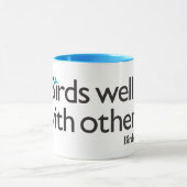Vögel gut mit anderen tasse (Zentrum)