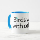 Vögel gut mit anderen tasse (Vorderseite Links)