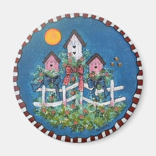 Vogel-Haus-Eigentumswohnungs-Magnet Magnet