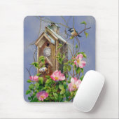 Vogel-Haus Mousepad (Mit Mouse)