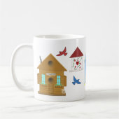 VOGEL-HAUS-TASSE Schale Kaffeetasse (Links)