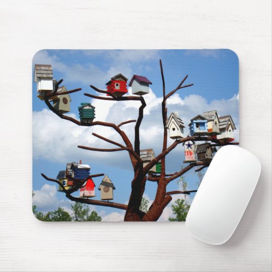 Vogel-Häuser Mousepad (Mit Mouse)