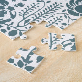 Vogel, Hirsch, Baum-Volksmuster Puzzle (Seite)